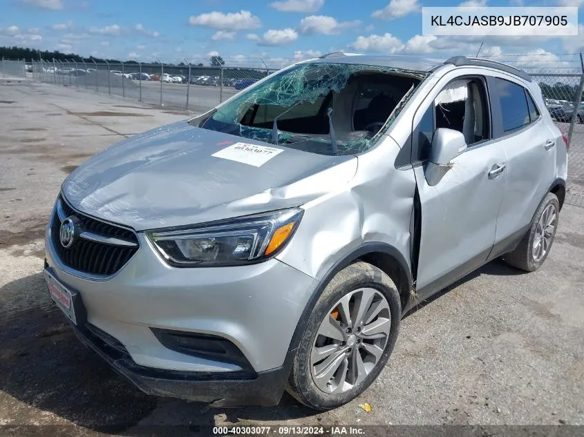 KL4CJASB9JB707905 2018 Buick Encore Preferred