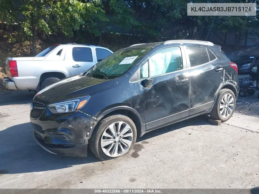 KL4CJASB3JB715126 2018 Buick Encore Preferred