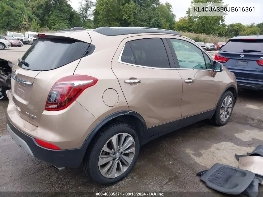 KL4CJASB0JB616361 2018 Buick Encore Preferred