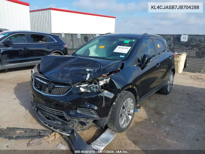 2018 Buick Encore Preferred VIN: KL4CJASB7JB704288 Lot: 40361010