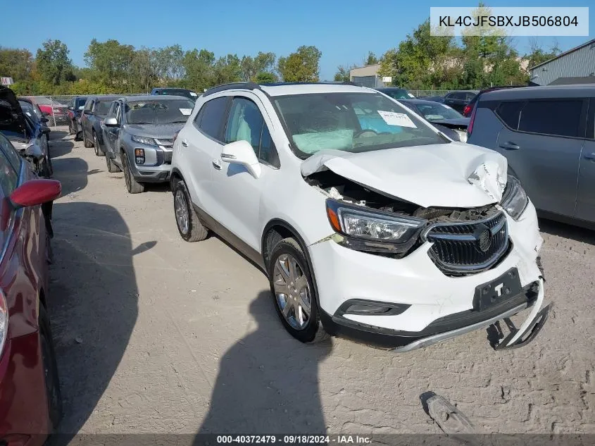 2018 Buick Encore Preferred Ii VIN: KL4CJFSBXJB506804 Lot: 40372479