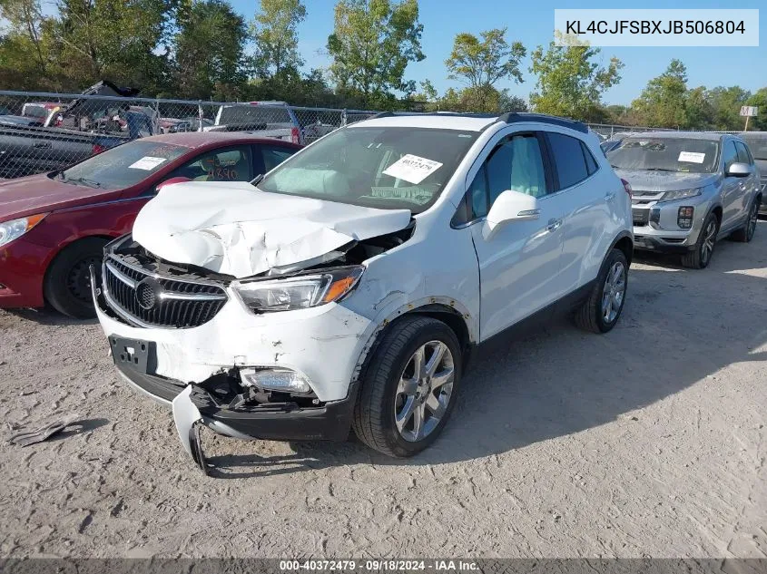 2018 Buick Encore Preferred Ii VIN: KL4CJFSBXJB506804 Lot: 40372479