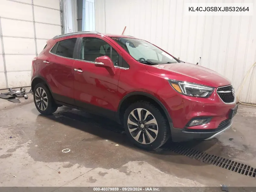 2018 Buick Encore Essence VIN: KL4CJGSBXJB532664 Lot: 40379859