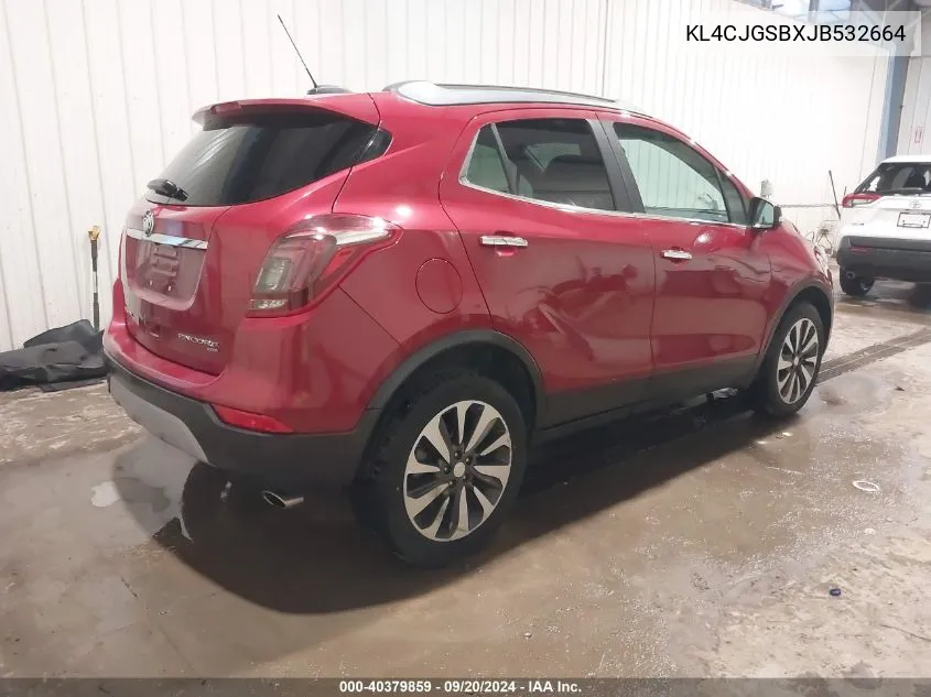 2018 Buick Encore Essence VIN: KL4CJGSBXJB532664 Lot: 40379859