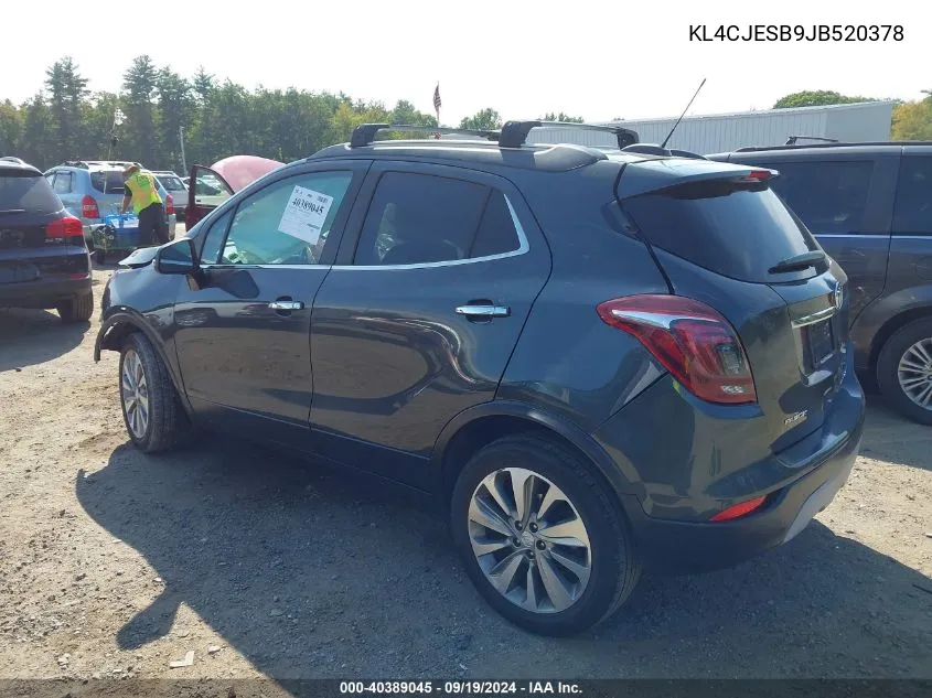 KL4CJESB9JB520378 2018 Buick Encore Preferred