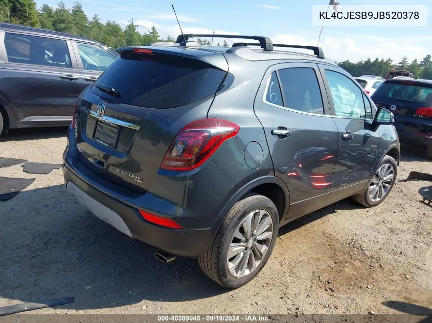 KL4CJESB9JB520378 2018 Buick Encore Preferred