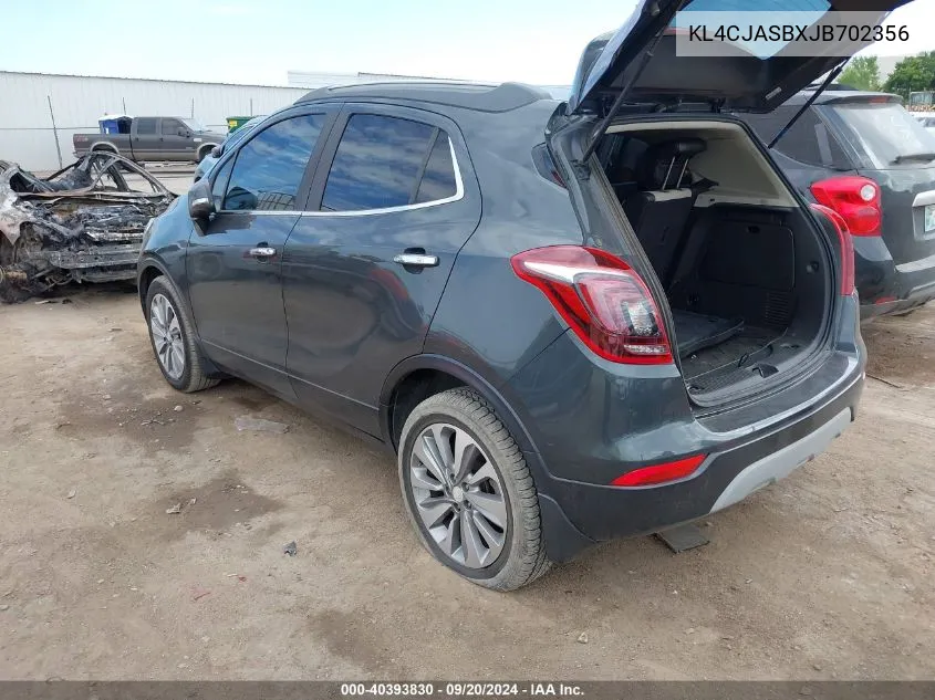 2018 Buick Encore Preferred VIN: KL4CJASBXJB702356 Lot: 40393830