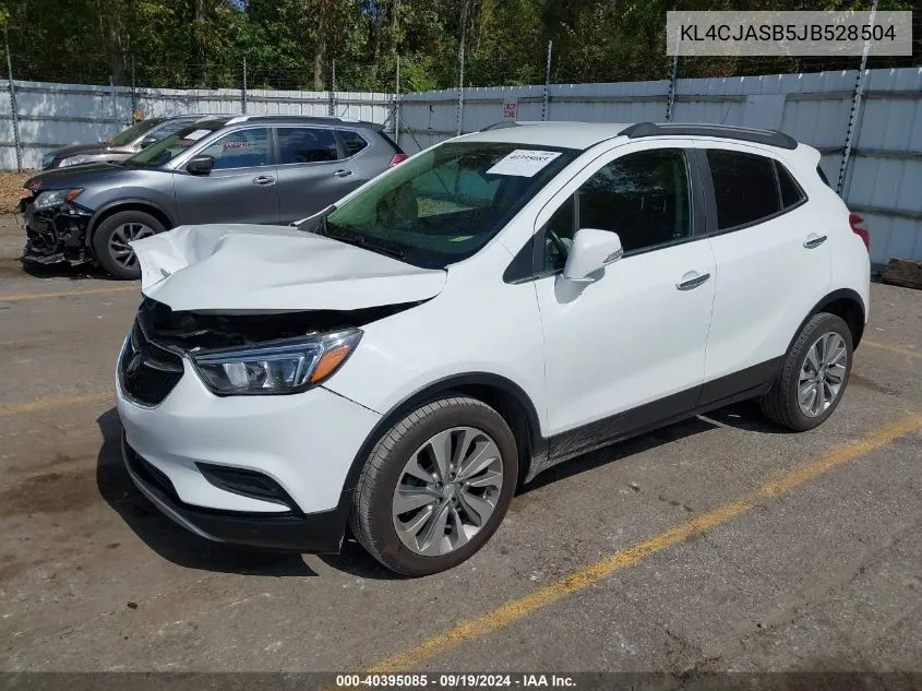 2018 Buick Encore Preferred VIN: KL4CJASB5JB528504 Lot: 40395085