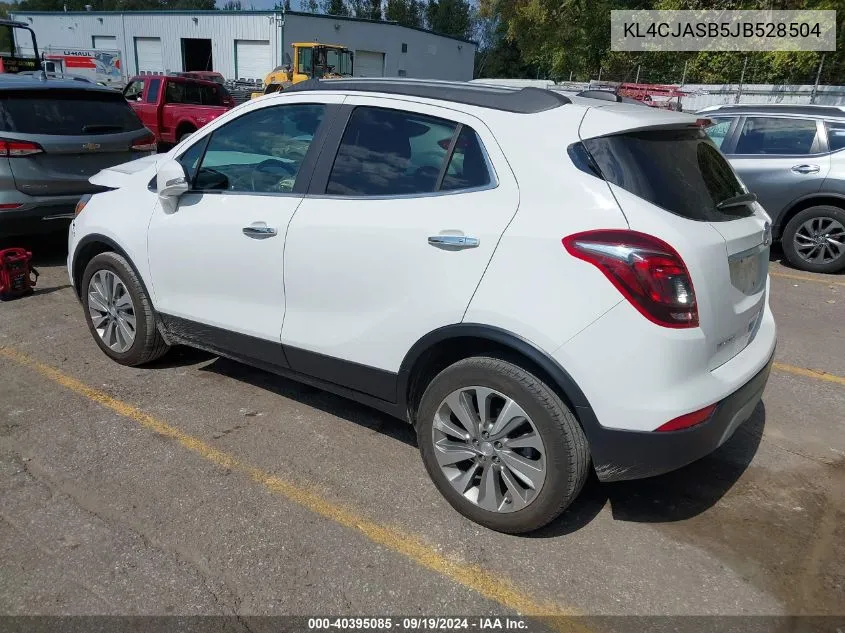 2018 Buick Encore Preferred VIN: KL4CJASB5JB528504 Lot: 40395085