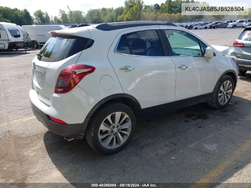 2018 Buick Encore Preferred VIN: KL4CJASB5JB528504 Lot: 40395085