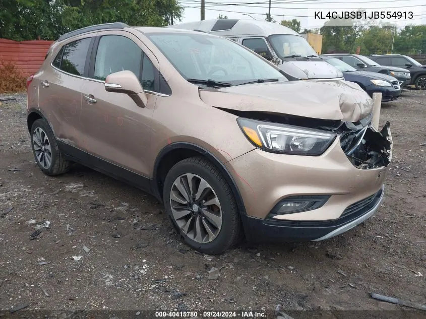 2018 Buick Encore Preferred Ii VIN: KL4CJBSB1JB554913 Lot: 40415780