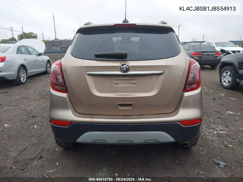 KL4CJBSB1JB554913 2018 Buick Encore Preferred Ii