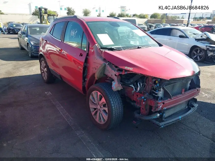 KL4CJASB6JB684826 2018 Buick Encore Preferred