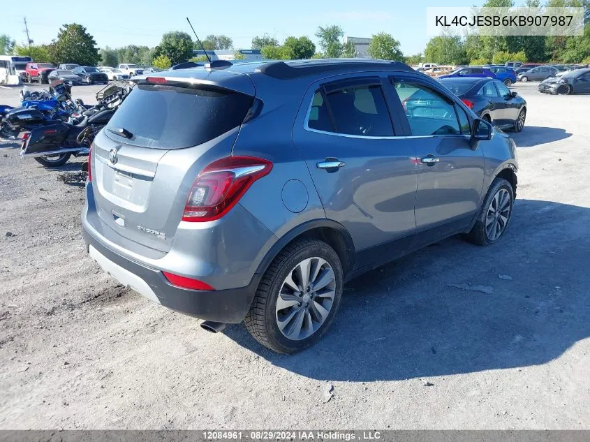 KL4CJESB6KB907987 2019 Buick Encore