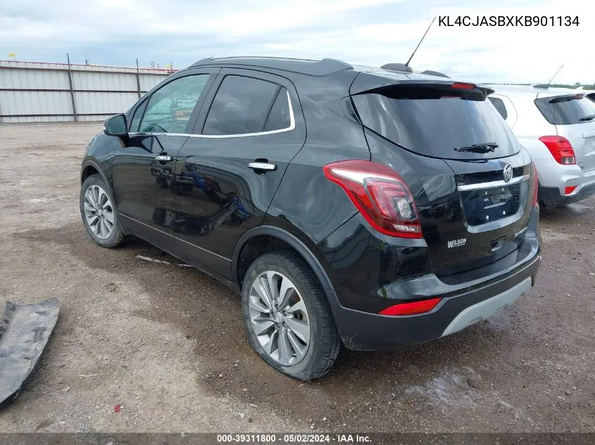 KL4CJASBXKB901134 2019 Buick Encore Fwd Preferred