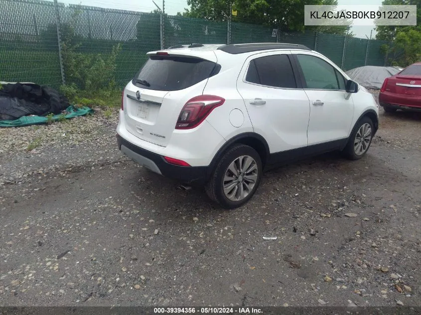 KL4CJASB0KB912207 2019 Buick Encore Fwd Preferred