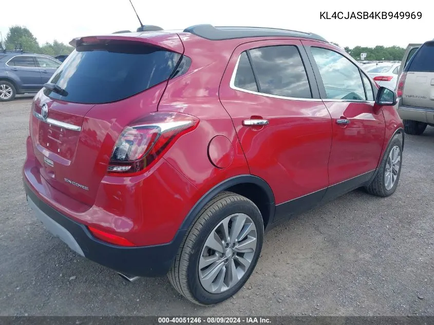 KL4CJASB4KB949969 2019 Buick Encore Fwd Preferred