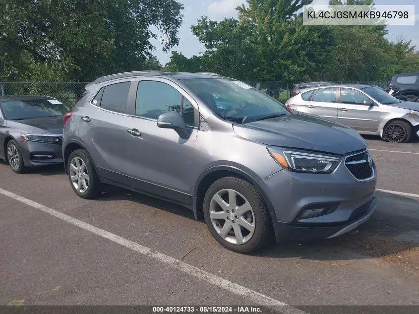 2019 Buick Encore Awd Essence VIN: KL4CJGSM4KB946798 Lot: 40124733