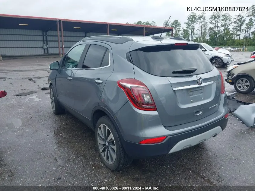 KL4CJGSM1KB887824 2019 Buick Encore Essence