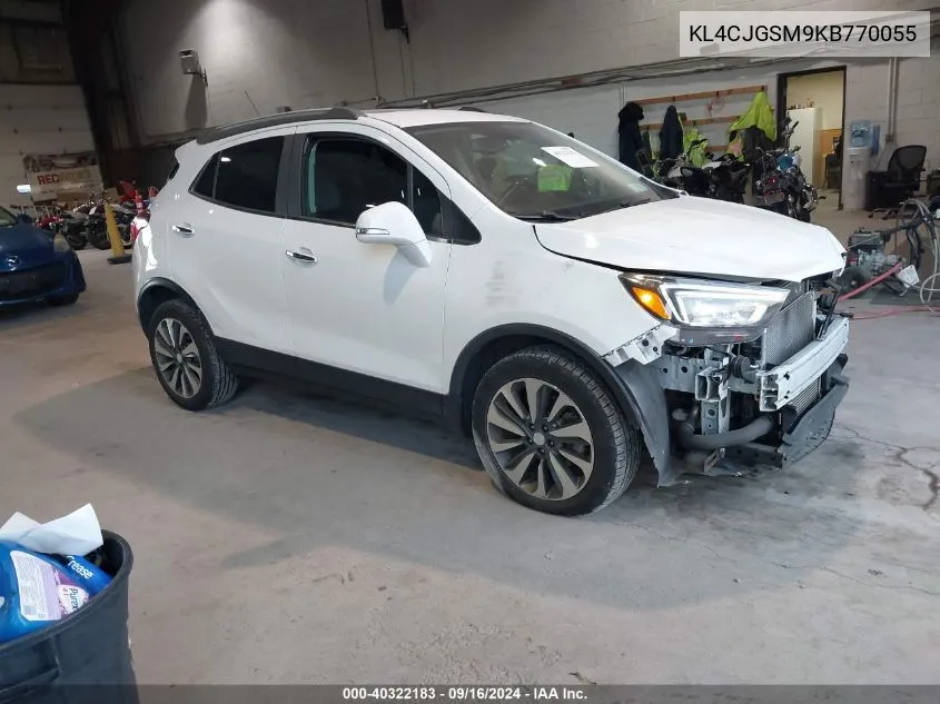 KL4CJGSM9KB770055 2019 Buick Encore Essence