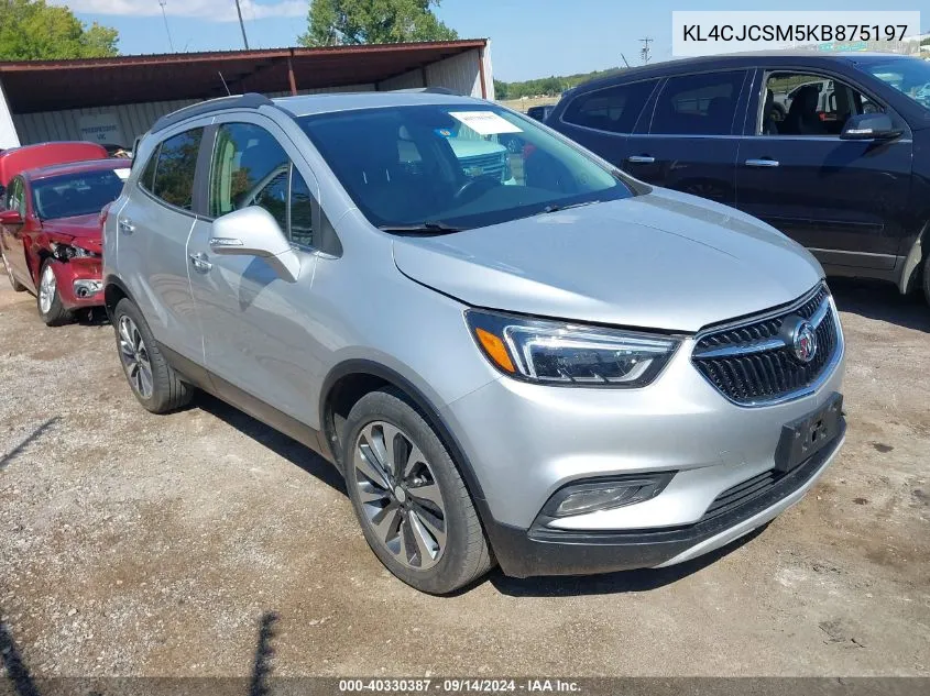 KL4CJCSM5KB875197 2019 Buick Encore Essence