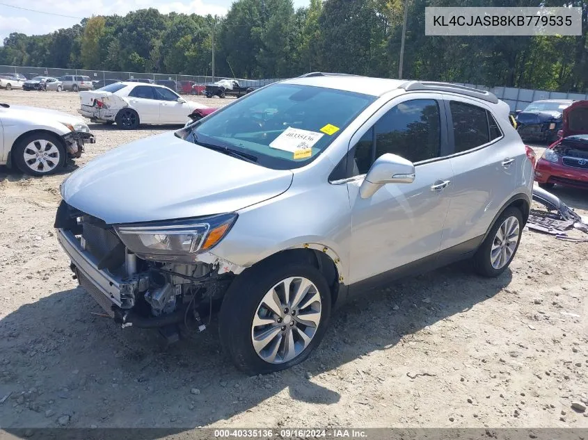 KL4CJASB8KB779535 2019 Buick Encore Fwd Preferred