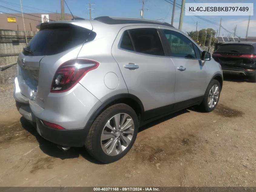 KL4CJESB8KB797489 2019 Buick Encore Awd Preferred