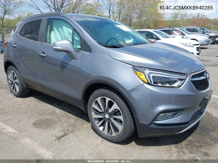 2019 Buick Encore Fwd Essence VIN: KL4CJCSMXKB940285 Lot: 42066918