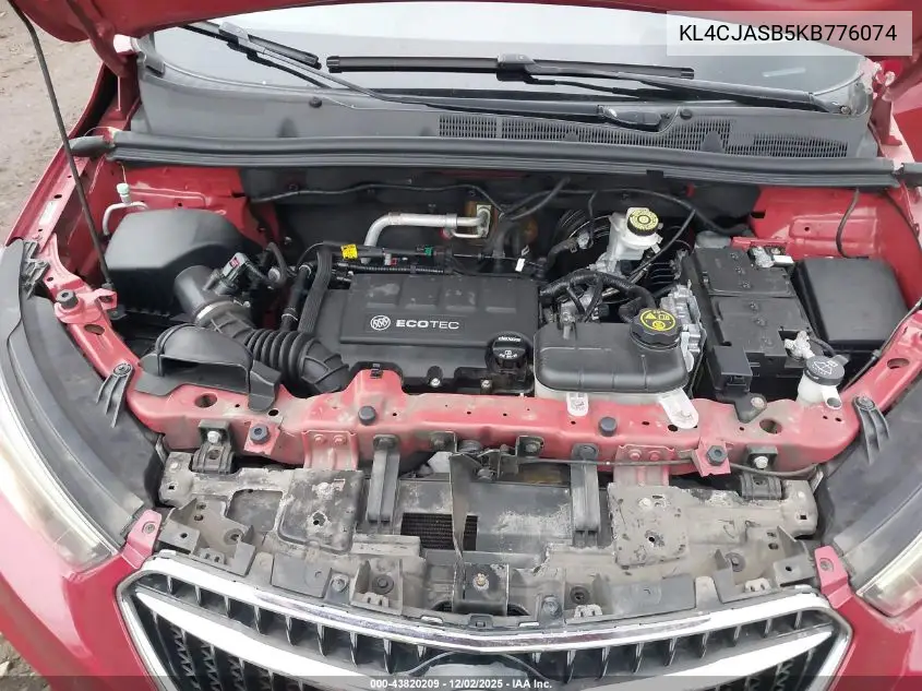 KL4CJASB5KB776074 2019 Buick Encore Fwd Preferred