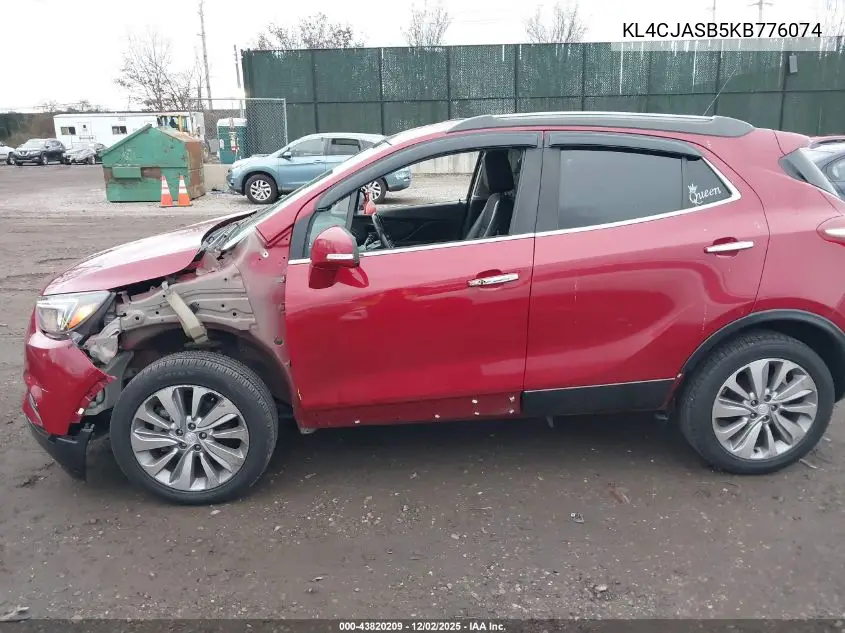KL4CJASB5KB776074 2019 Buick Encore Fwd Preferred