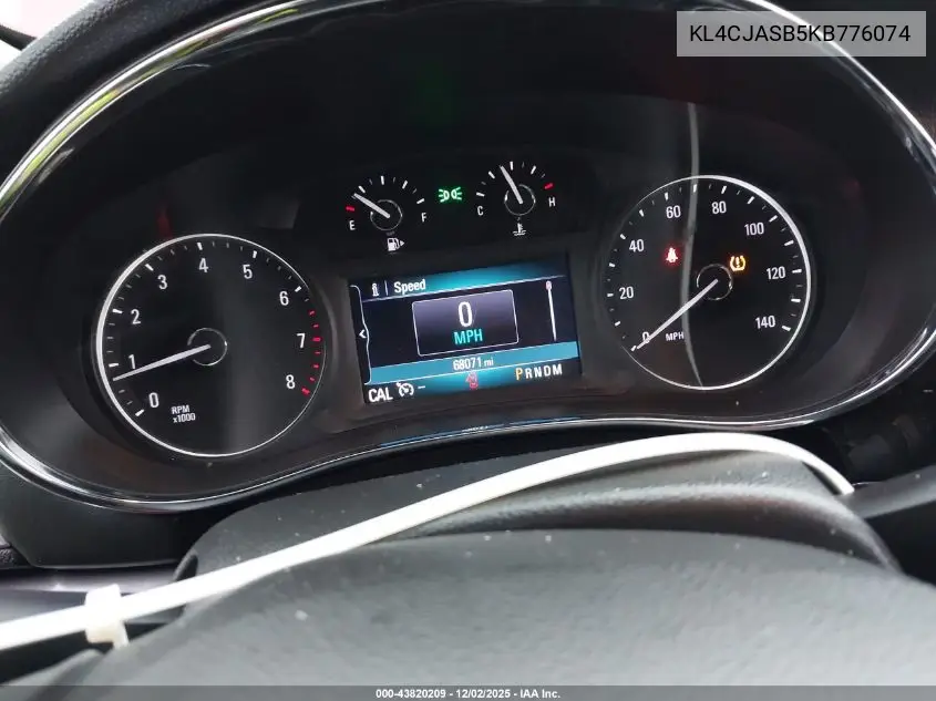 KL4CJASB5KB776074 2019 Buick Encore Fwd Preferred