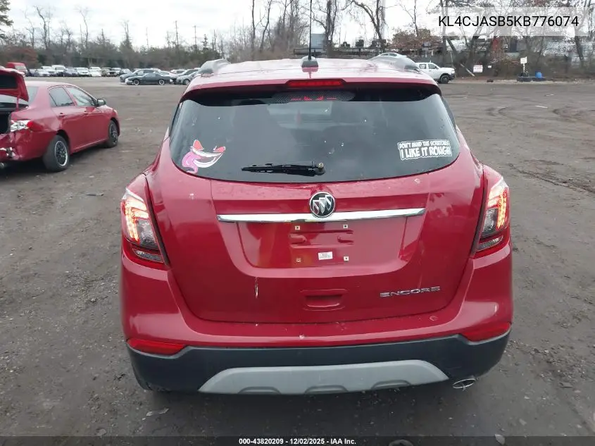 KL4CJASB5KB776074 2019 Buick Encore Fwd Preferred