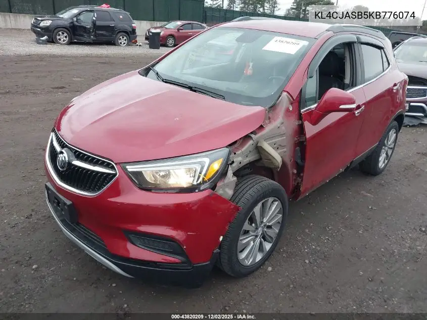 KL4CJASB5KB776074 2019 Buick Encore Fwd Preferred
