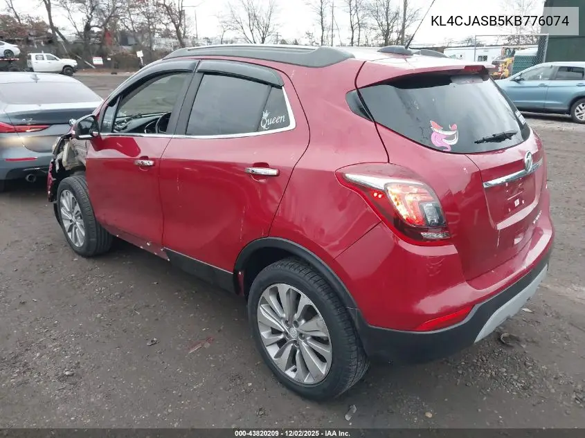 KL4CJASB5KB776074 2019 Buick Encore Fwd Preferred