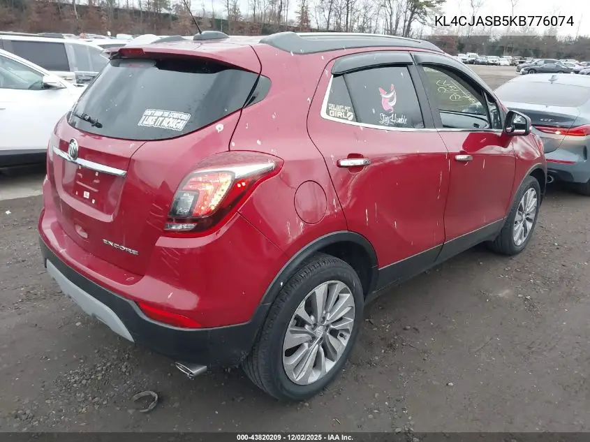 KL4CJASB5KB776074 2019 Buick Encore Fwd Preferred
