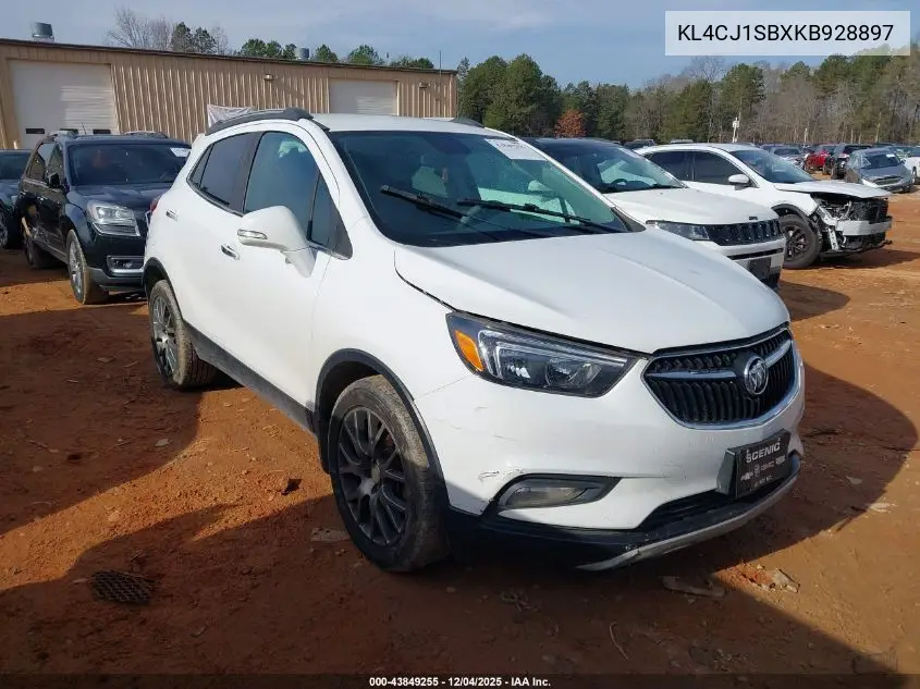 KL4CJ1SBXKB928897 2019 Buick Encore Fwd Sport Touring
