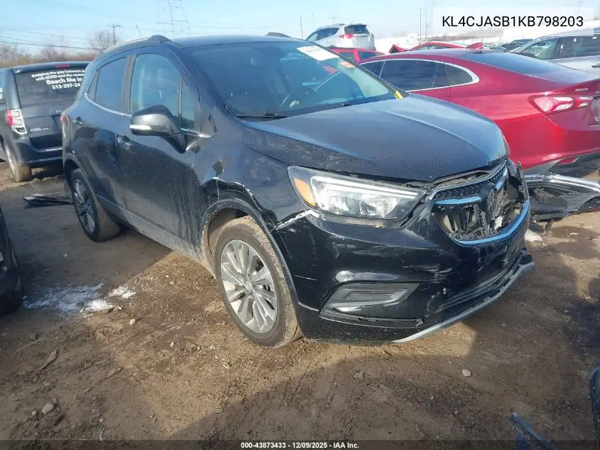 KL4CJASB1KB798203 2019 Buick Encore Fwd Preferred