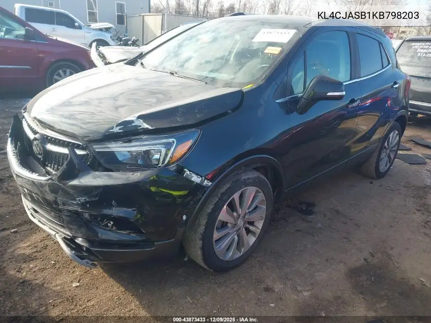 KL4CJASB1KB798203 2019 Buick Encore Fwd Preferred