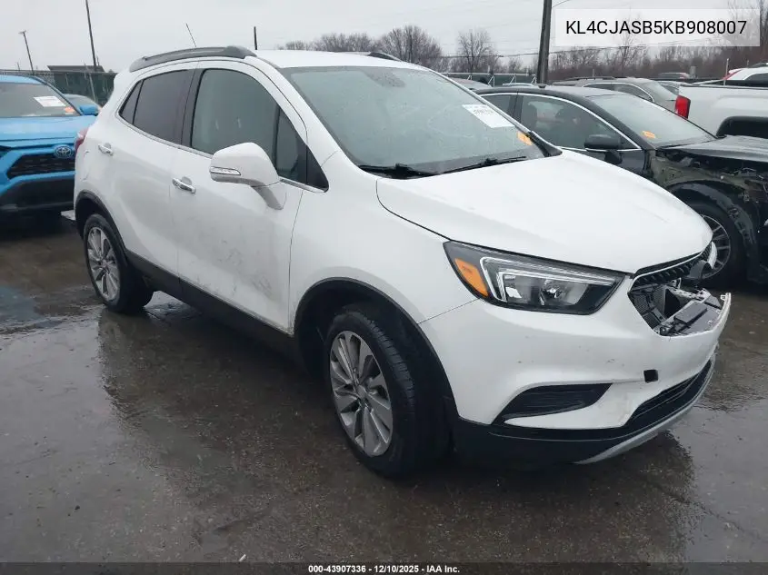 KL4CJASB5KB908007 2019 Buick Encore Fwd Preferred