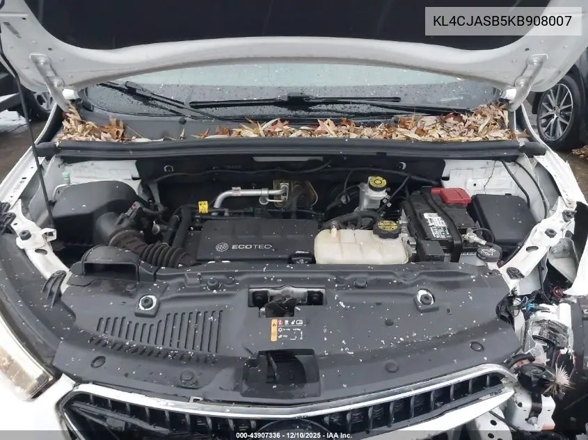 KL4CJASB5KB908007 2019 Buick Encore Fwd Preferred