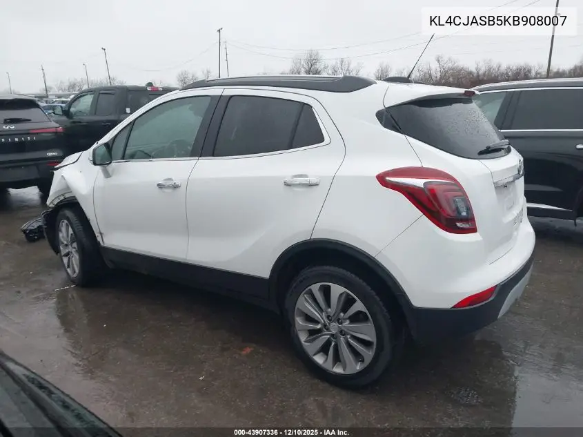 KL4CJASB5KB908007 2019 Buick Encore Fwd Preferred