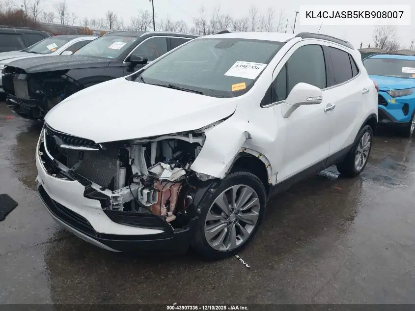 KL4CJASB5KB908007 2019 Buick Encore Fwd Preferred