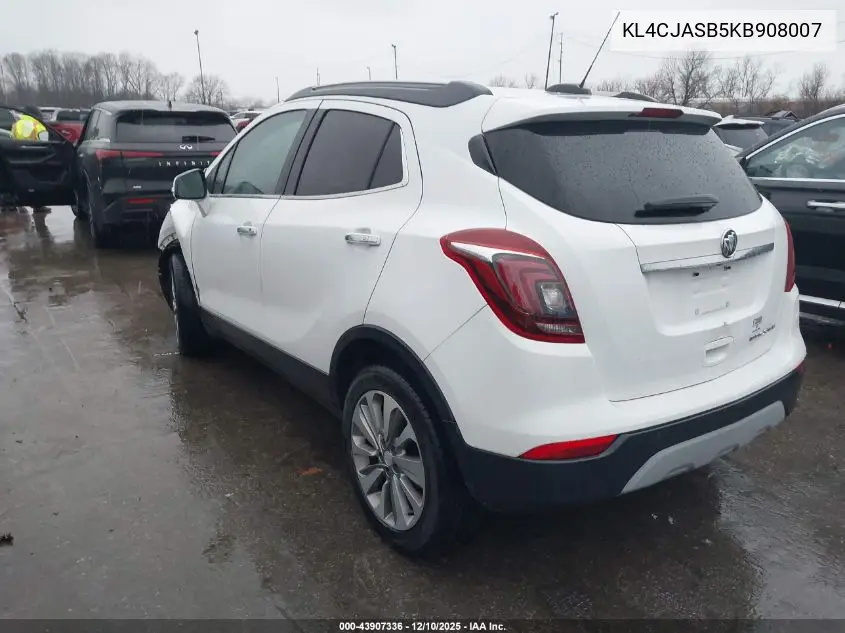 KL4CJASB5KB908007 2019 Buick Encore Fwd Preferred