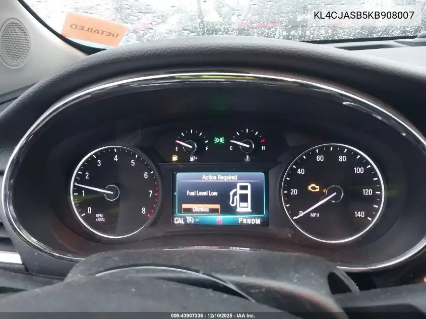 KL4CJASB5KB908007 2019 Buick Encore Fwd Preferred