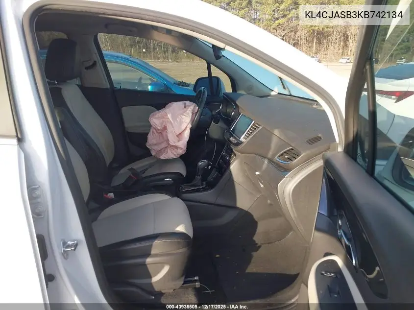 KL4CJASB3KB742134 2019 Buick Encore Fwd Preferred