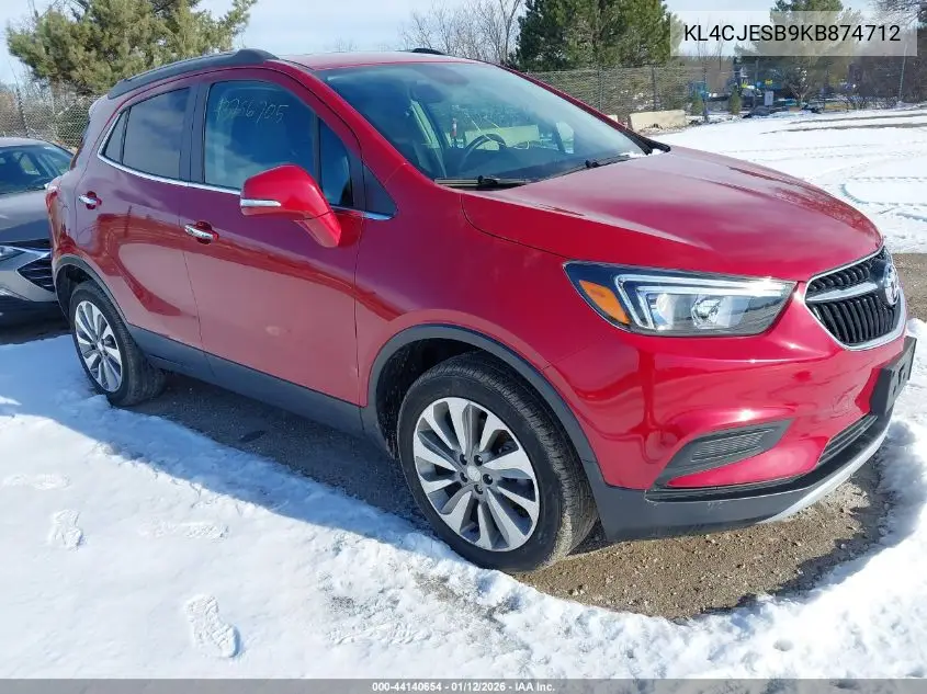 KL4CJESB9KB874712 2019 Buick Encore Awd Preferred