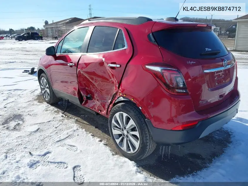 KL4CJESB9KB874712 2019 Buick Encore Awd Preferred