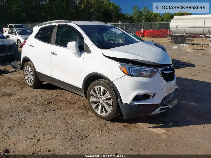 KL4CJASB4KB868695 2019 Buick Encore Fwd Preferred
