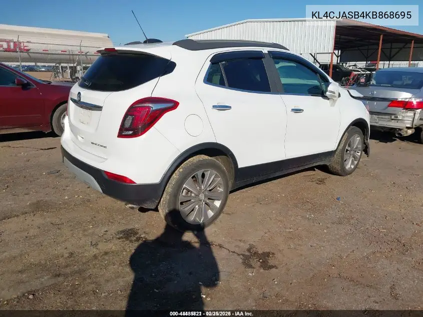 KL4CJASB4KB868695 2019 Buick Encore Fwd Preferred