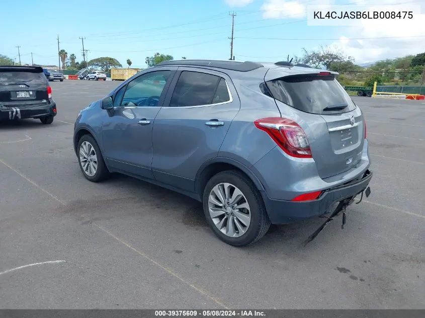 KL4CJASB6LB008475 2020 Buick Encore Fwd Preferred